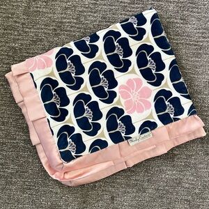 Pink and Blue Minky Couture Baby Blanket